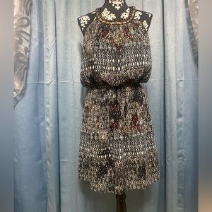 Sundress, Maurice’s dress, black with multi color pattern size xl